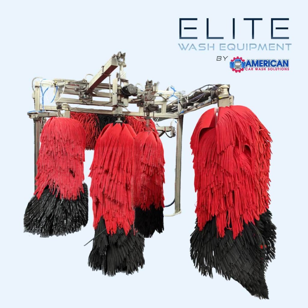 Elite 4 Wrap Van Combo Brush Elite Wash Equipment